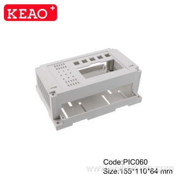 PIC060 industrial control box din rail plastic enclosure enclosure box electronic electrical plastic box enclosure with door